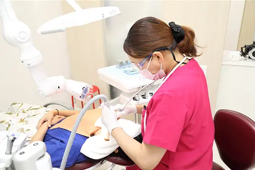 定期メンテナンスの様子